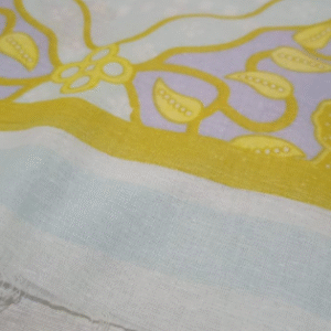 Cotton Printed Shirt for Women Off White 1 Pc