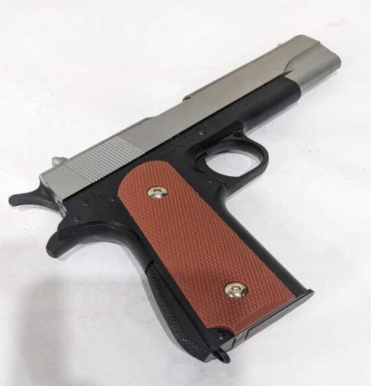 Metal Toy Gun for Kids with Easy-To-Use Durable Metal Body Multicolor