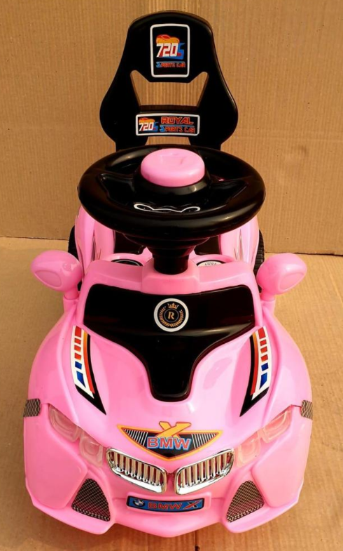 ABS Plastic Kid's Car with Durable Build and Safe Edges Multicolor