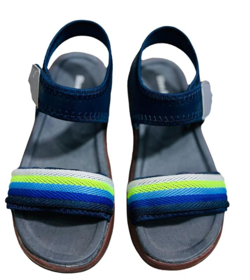 Printed Rubber Casual Sandals for Kids with All Season Comfort Multicolor