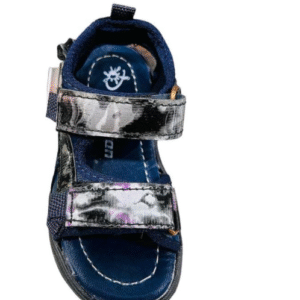 Printed Rubber Casual Sandals for Kids with All Season Comfort Multicolor