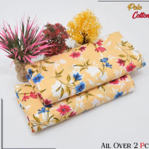 Cotton Printed Shirt with Printed Trouser 2 Pcs Off White